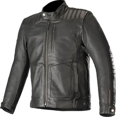 Giacca moto pelle Alpinestars CRAZY EIGHT Nero