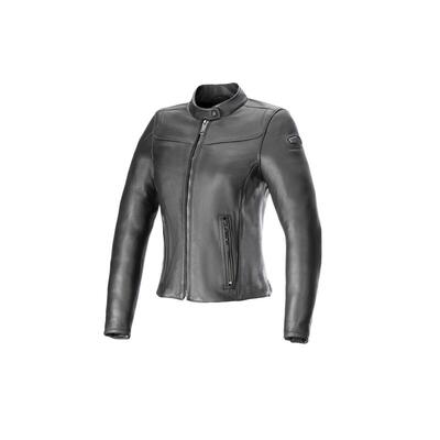 Giacca moto donna pelle Alpinestars TORY WOMEN Ner