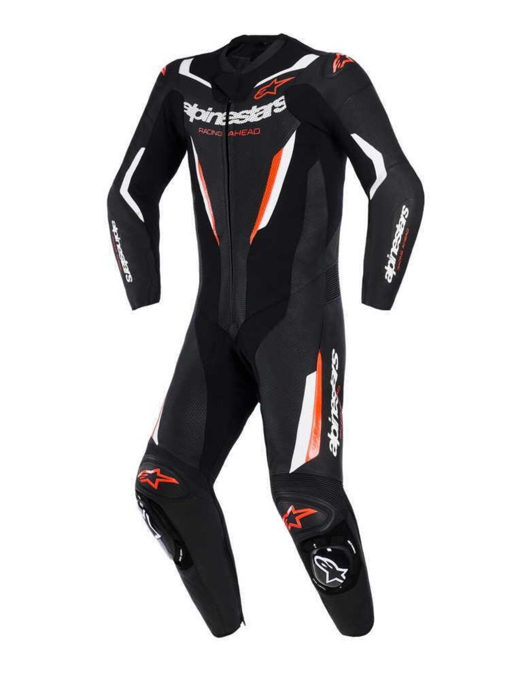 Tuta Moto Pelle Intera Alpinestars GP Force V2 Ner