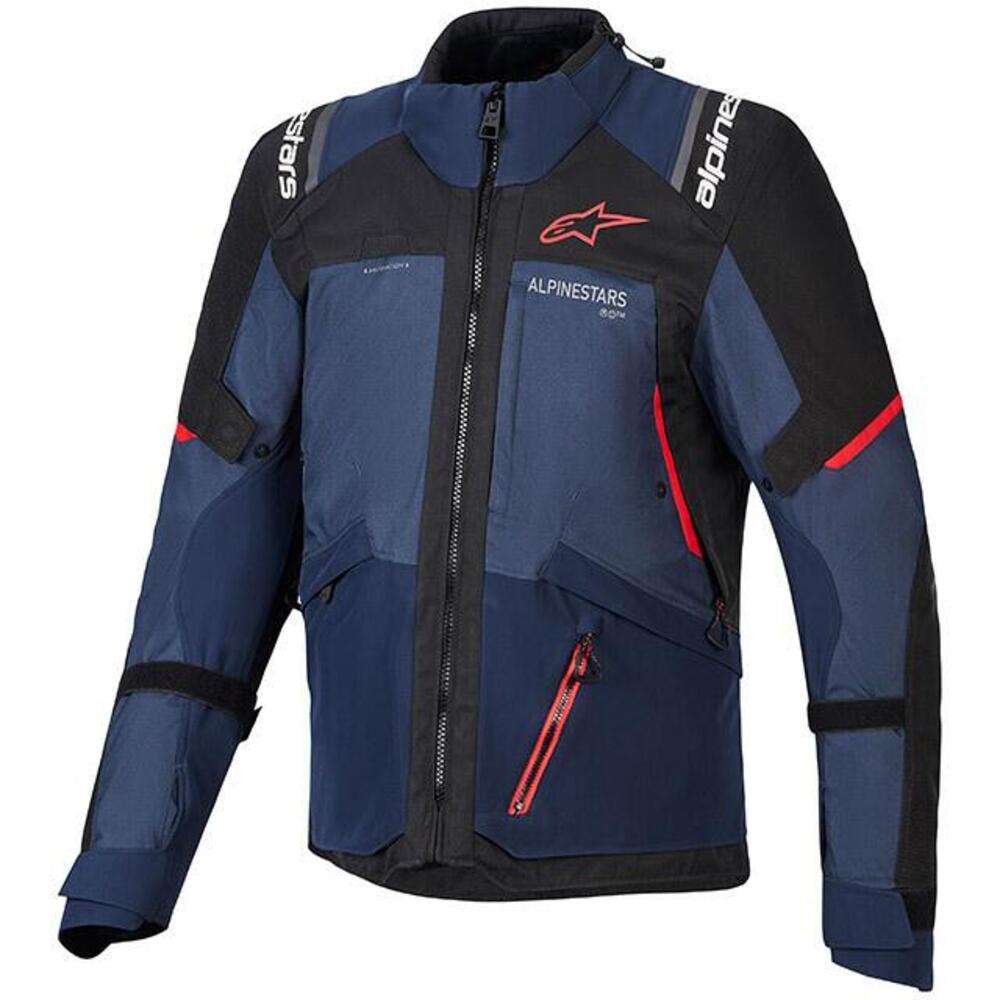 Giacca Moto Alpinestars Andes V4 Drystar Blu
