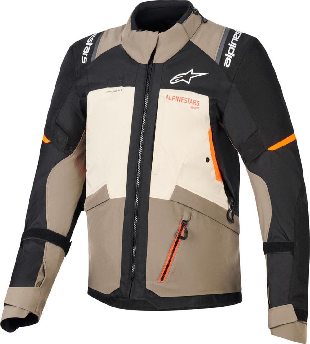 Giacca Moto Alpinestars Andes V4 Drystar Grigio Ma