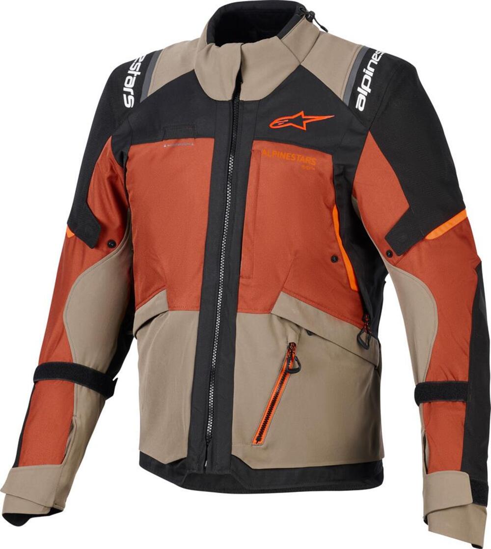 Giacca Moto Alpinestars Andes V4 Drystar Grigio Ru