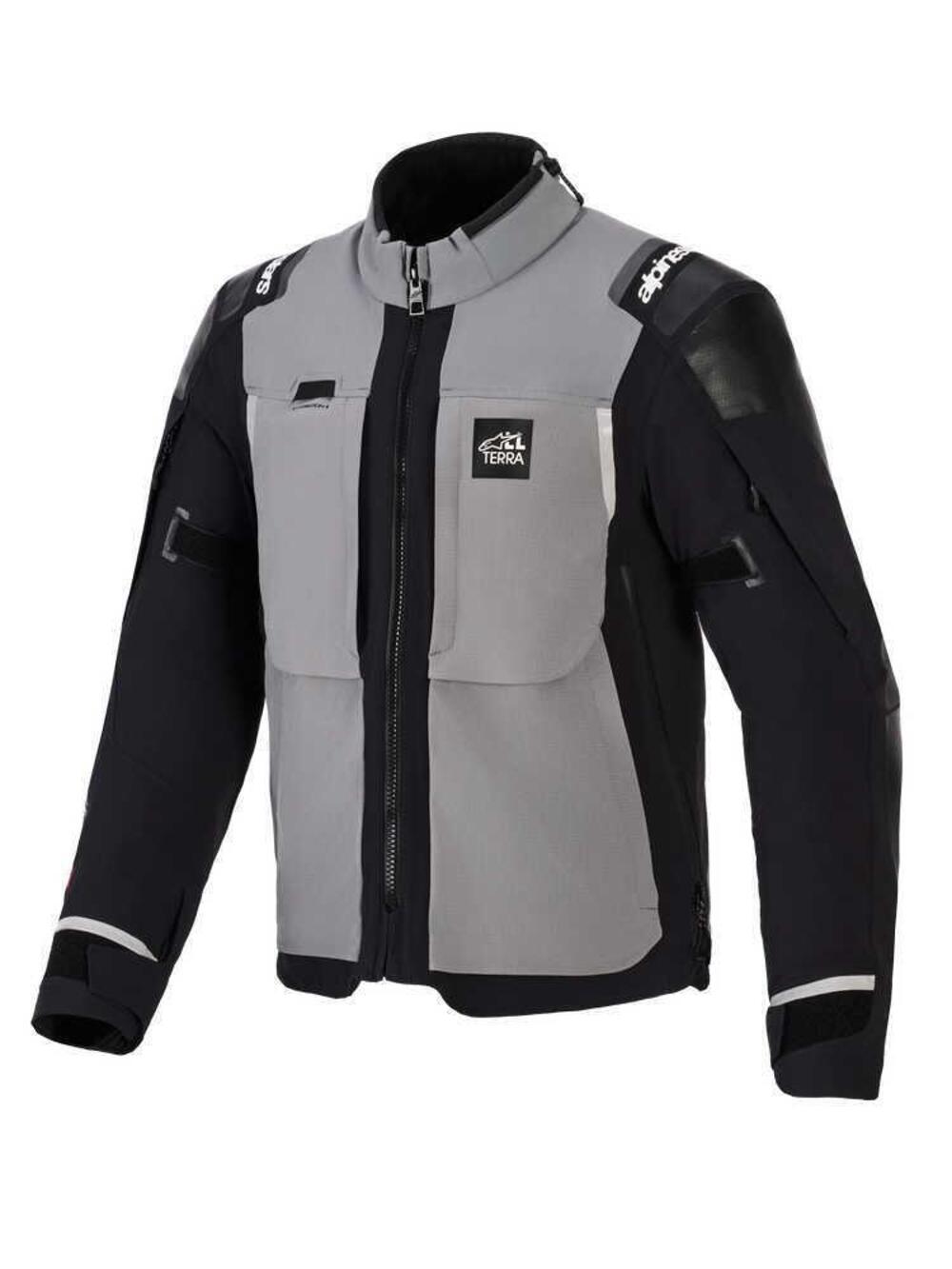 Giacca Moto Alpinestars Andes Pro Drystar XF Grigi