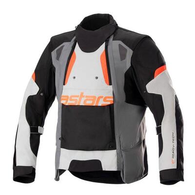 Giacca moto Alpinestars HALO DRYSTAR Grigio scuro