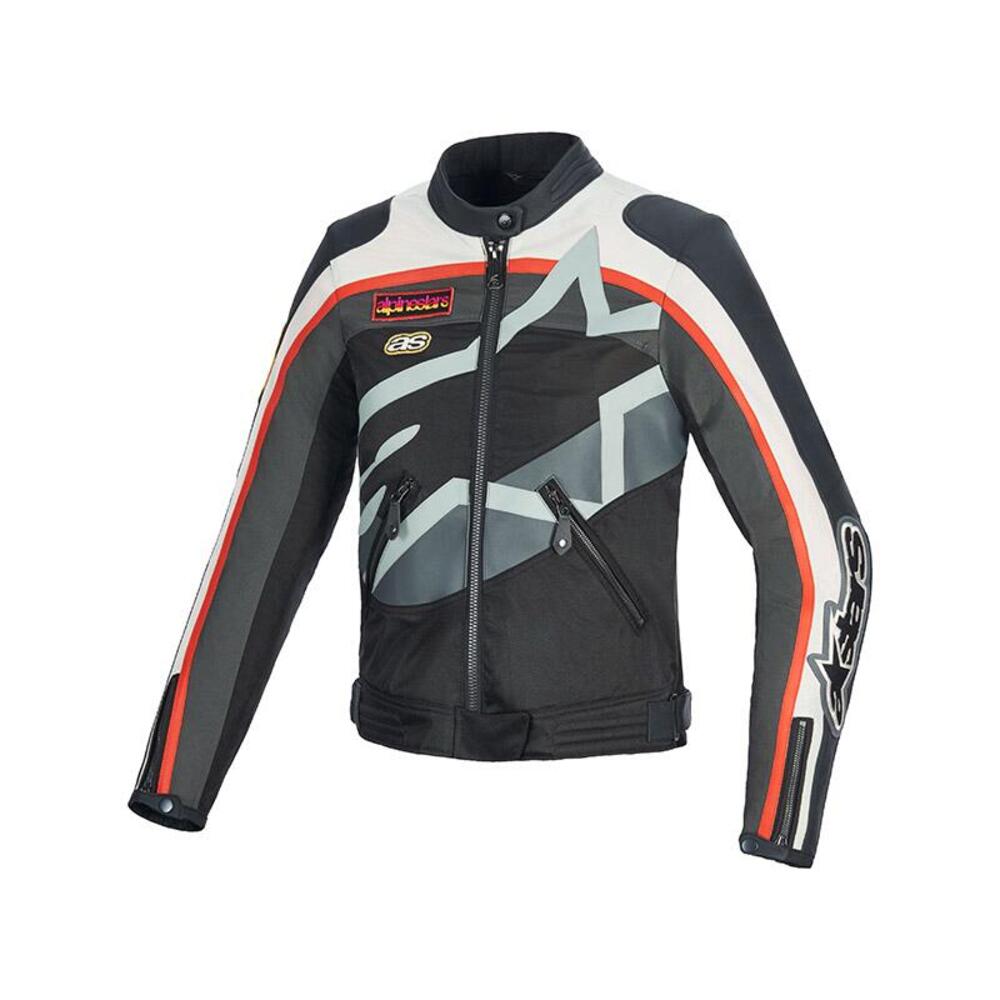 Giacca Moto Donna Alpinestars Idles Nero Grigio Ro