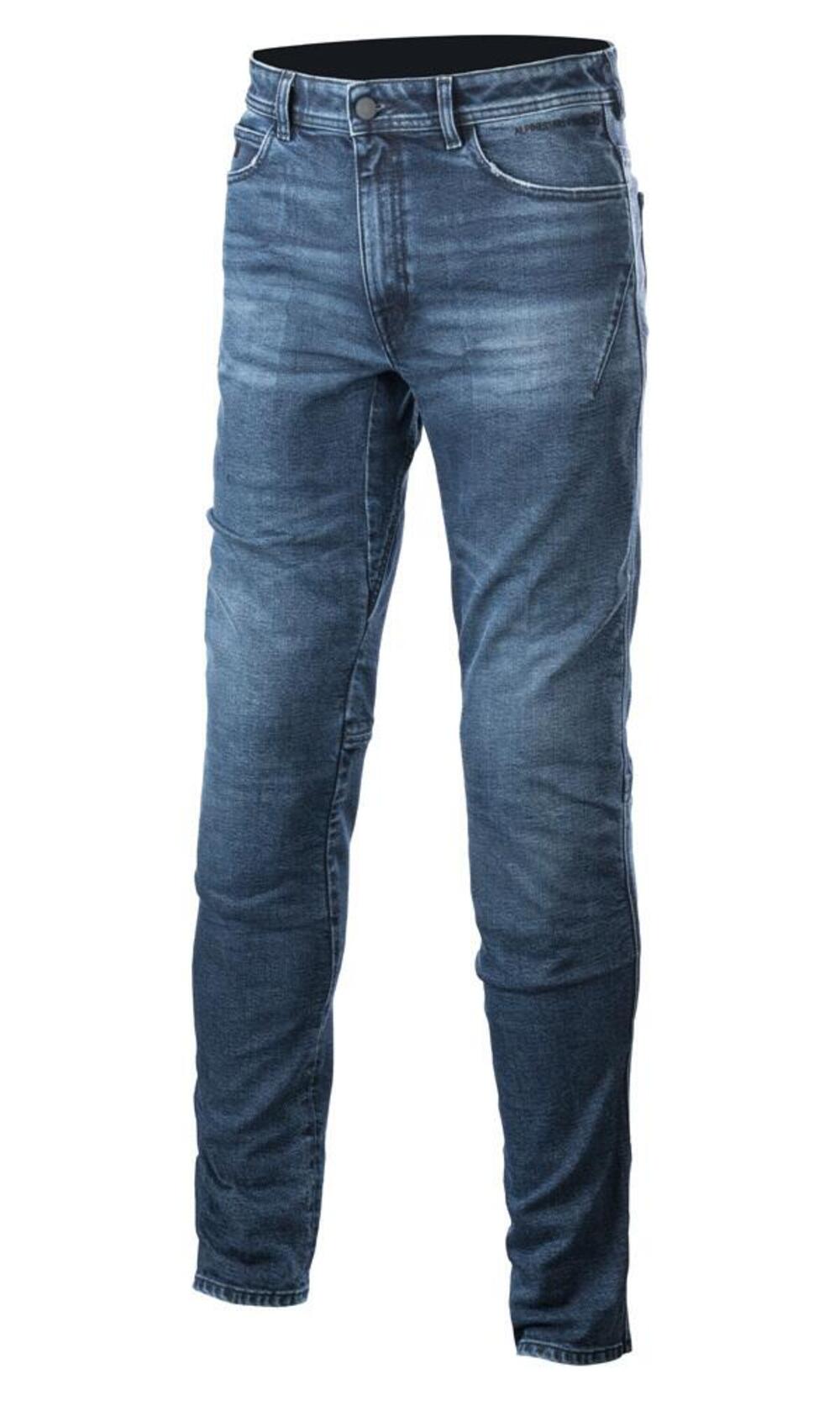 Jeans moto Alpinestars ARGON SLIM FIT Mid Blu