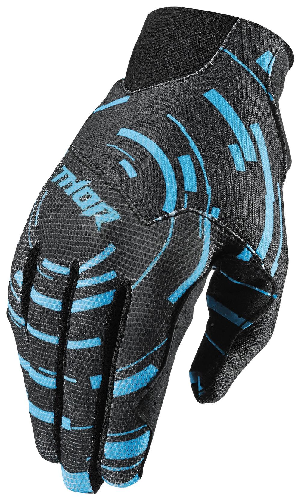 Guanti cross Thor Void Plus Circulus ciano