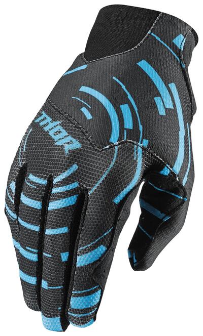 Guanti cross Thor Void Plus Circulus ciano