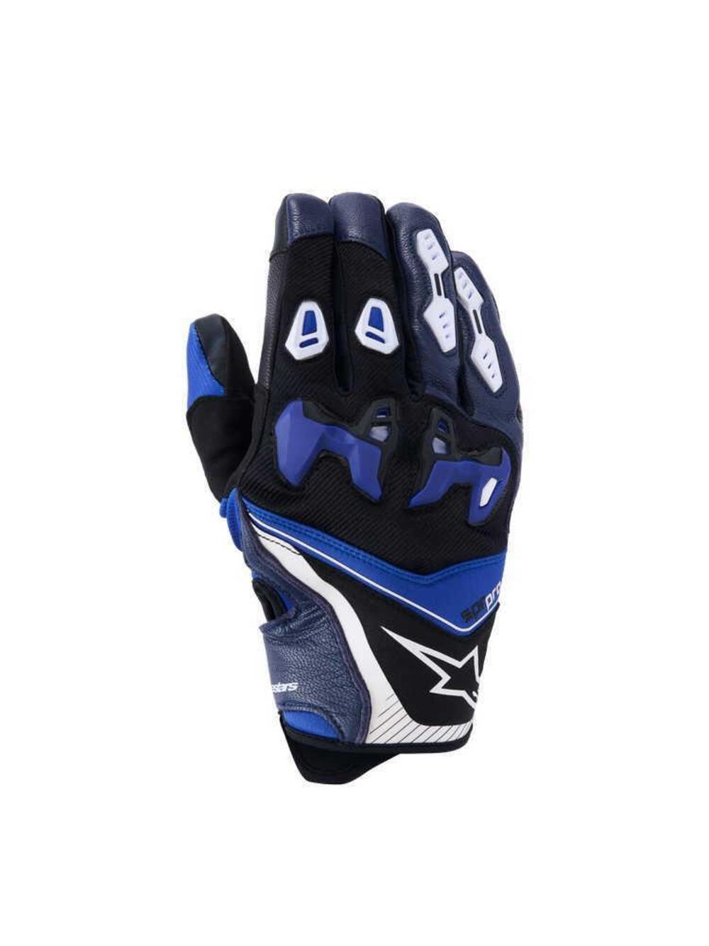 Guanti Moto Estivi Alpinestars SP-R Pro Azzurro Na