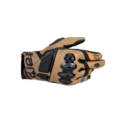 Guanti moto Alpinestars Belize V3 marrone