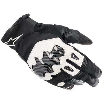 Guanti moto pelle Alpinestars SMX-1 WATERPROOF Ner