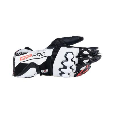 Guanti moto pelle Alpinestars GP PRO V4 Nero Bianc