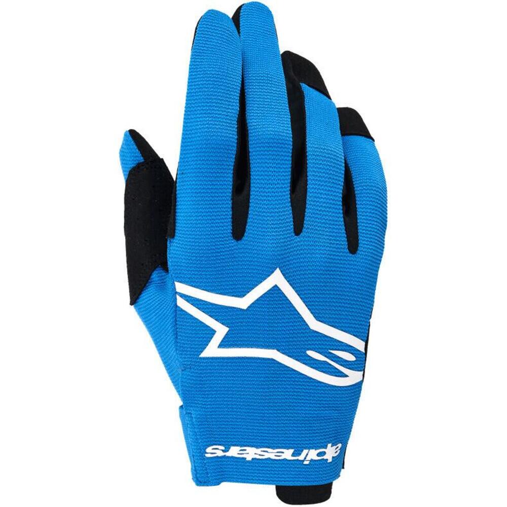 Guanti Cross Alpinestars Radar Azzurro Bianco