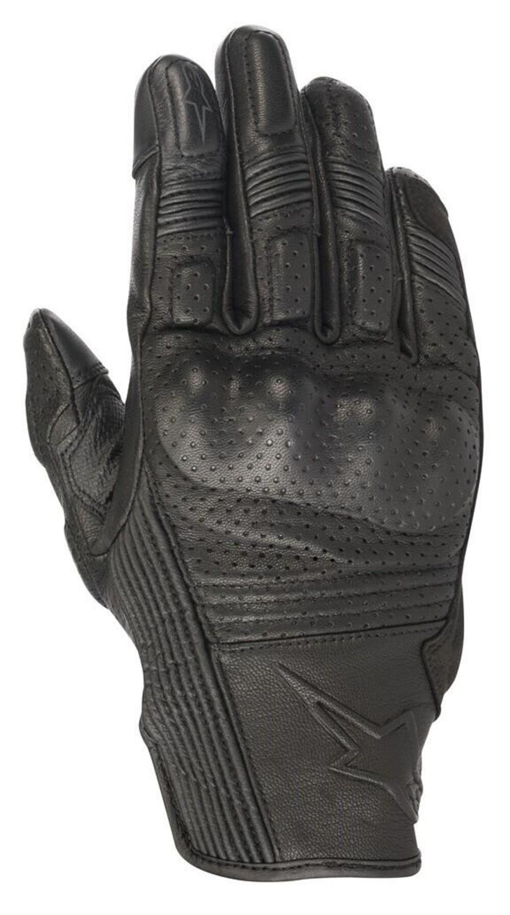 Guanti moto pelle estivi Alpinestars MUSTANG V2 ne