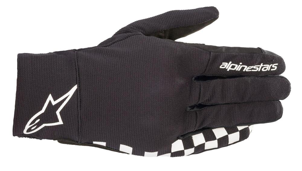 Guanti moto estivi Alpinestars REEF Nero Bianco