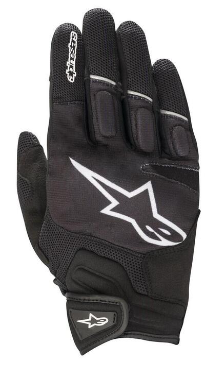 Guanti moto estivi Alpinestars ATOM nero bianco