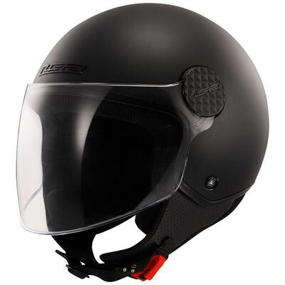 casco jet LS2 Sphere Lux 2 nero opaco