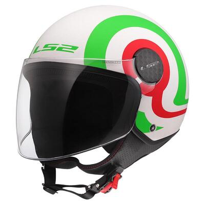 casco jet LS2 sphere lux 2 urby verde opaco