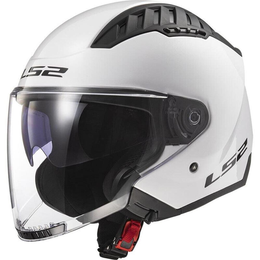 Casco jet LS2 OF600 COPTER II Bianco Lucido 22.06
