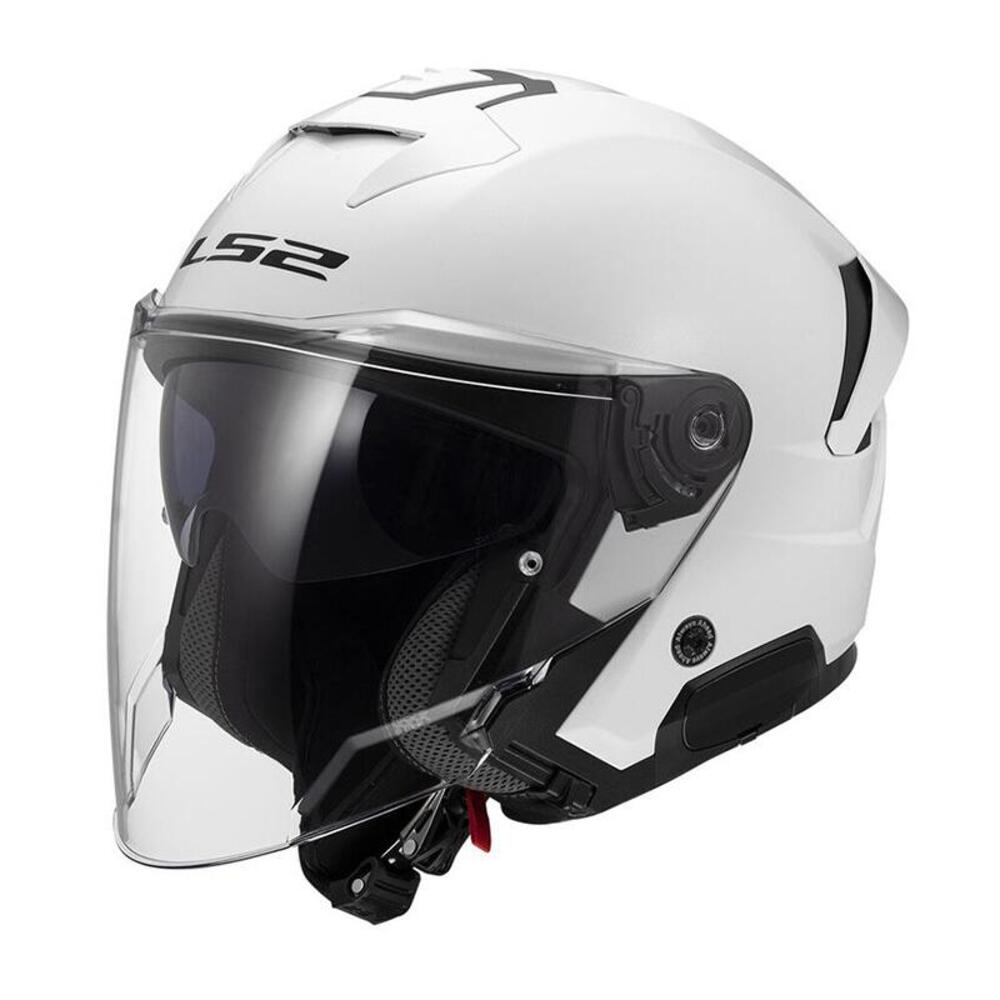 casco jet LS2 OF618 Verso 2 bianco
