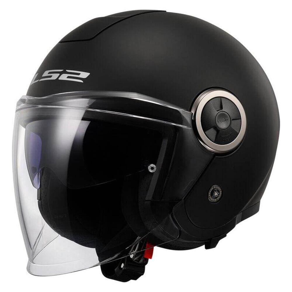 Casco Jet LS2 OF620 Classy Solid nero opaco