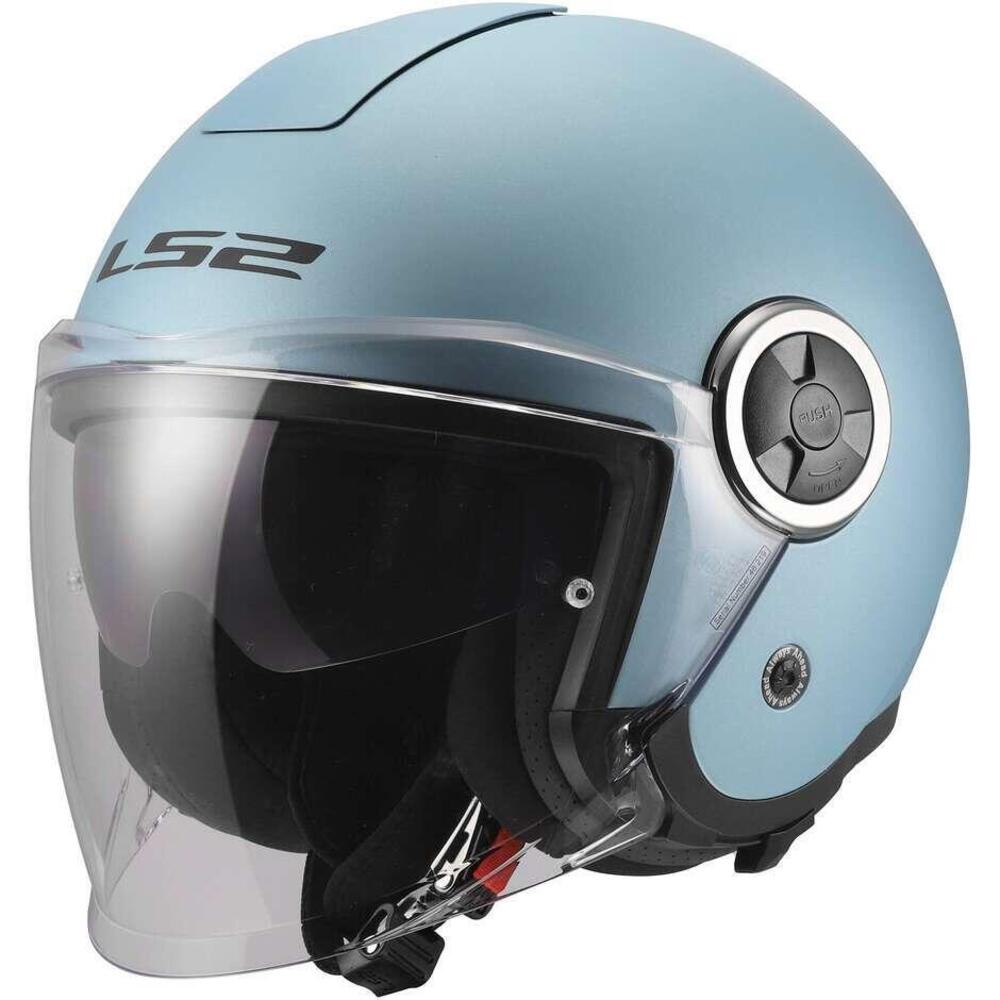 Casco Jet LS2 OF620 Classy Perla Blu