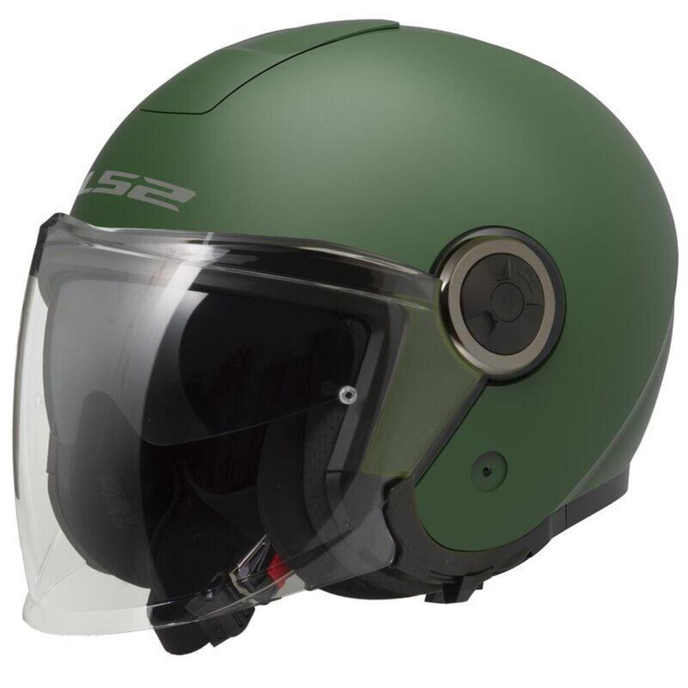 Casco Jet LS2 OF620 Classy Solid verde