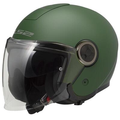 Casco Jet LS2 OF620 Classy Solid verde