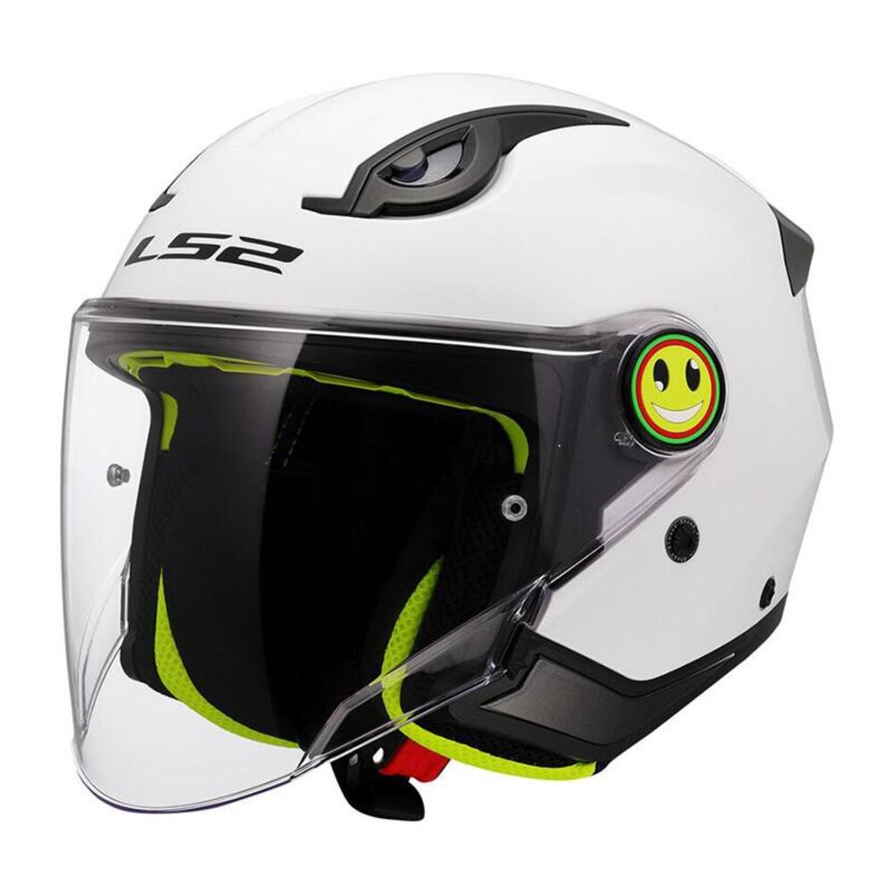 Casco Jet Bambino LS2 OF622 Funny 2 Bianco