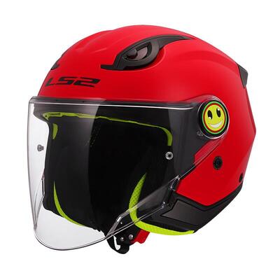 Casco Jet Bambino LS2 Funny 2 Rosso