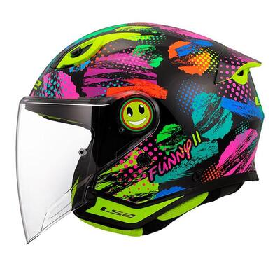 casco jet bambino LS2 Funny 2 nero