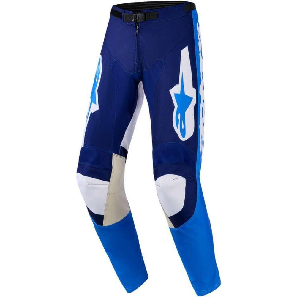 Pantaloni Cross Alpinestars Racer Riway Blu Bianco