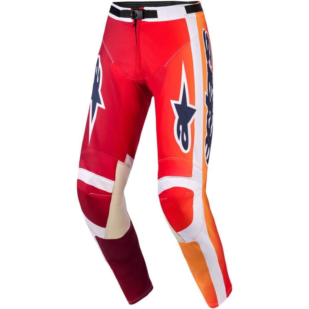 Pantaloni Cross Alpinestars Racer Portal Rosso Gri