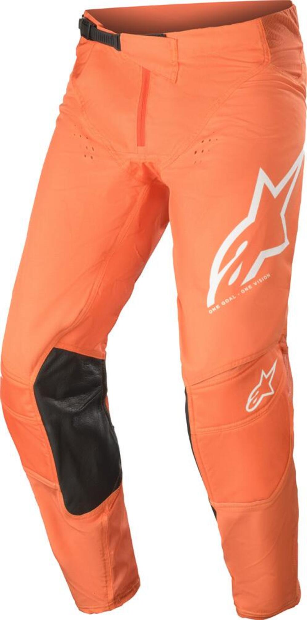 Pantaloni cross Alpinestars TECHSTAR FACTORY Aranc