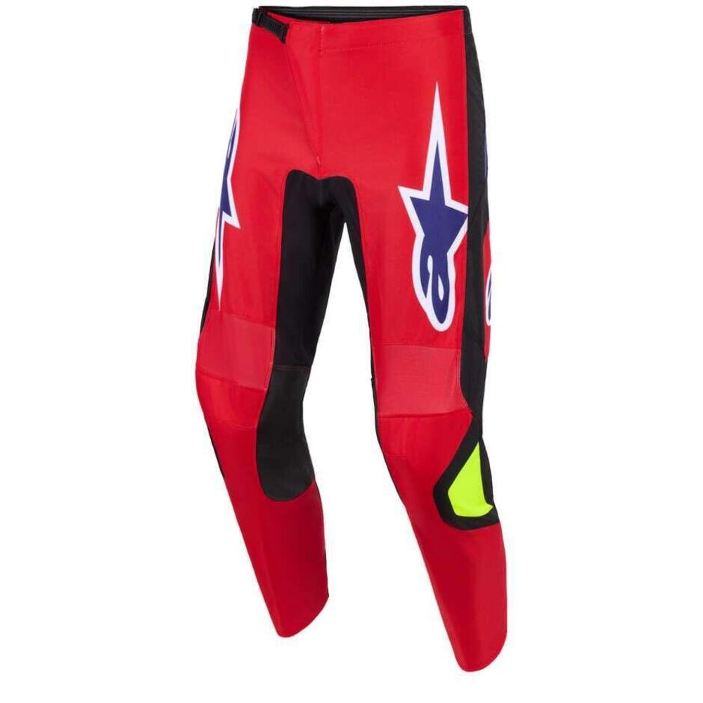 Pantaloni Cross Alpinestars Fluid Grid Rosso Nero