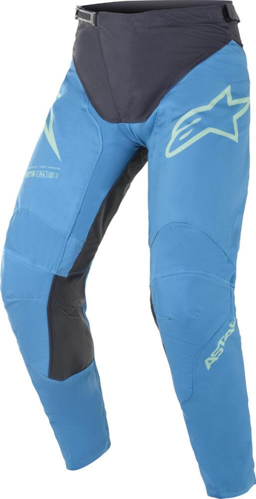 Pantaloni cross Alpinestars RACER BRAAP Blu Nero