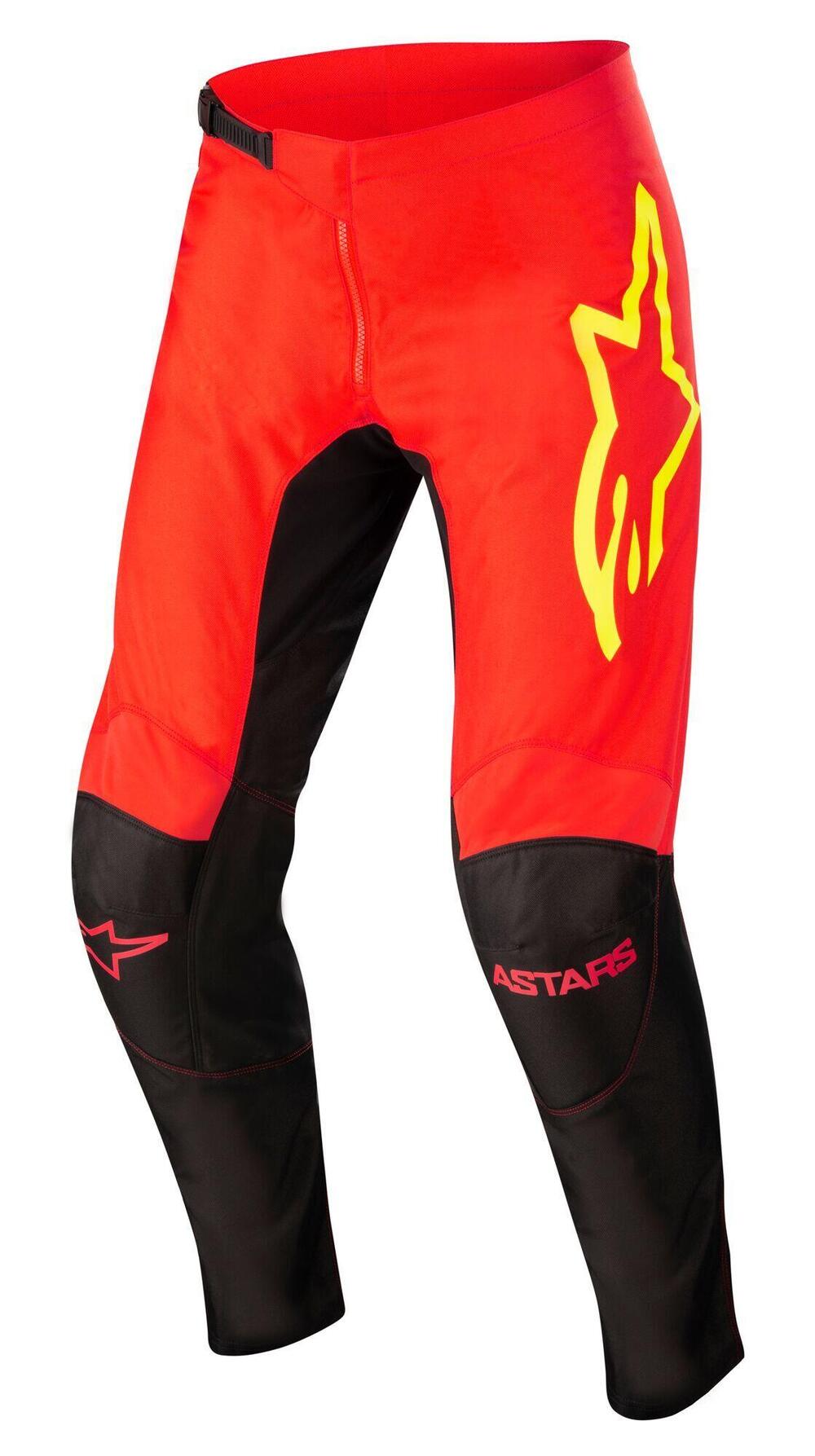 Pantaloni cross Alpinestars FLUID TRIPPLE Nero Ros