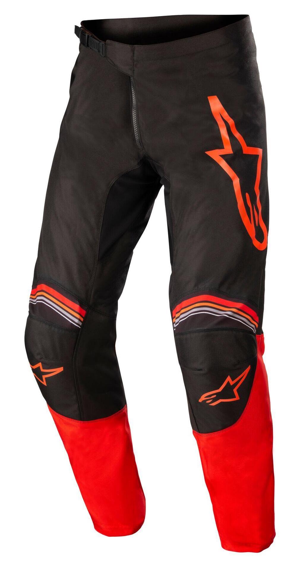 Pantaloni cross Alpinestars FLUID SPEED Nero Rosso