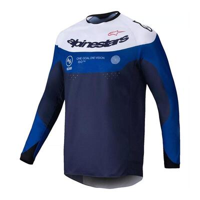 Maglia Cross Alpinestars Pro-Dura Blu