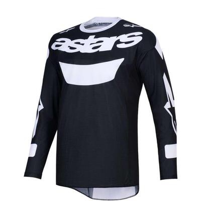 Maglia Cross Alpinestars Racer Air Riway Nero Bian
