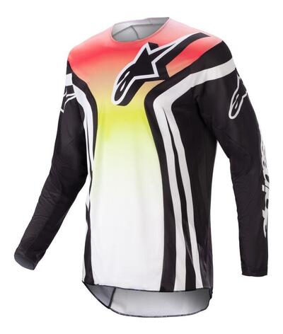 Maglia cross Alpinestars RACER SEMI Nero Multicolo