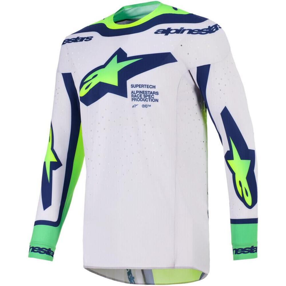 Maglia Cross Alpinestars Supertech Vista Grigio Ch