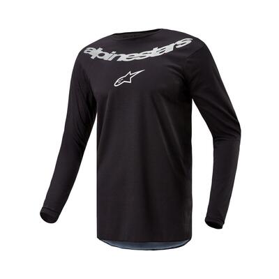 Maglia cross Alpinestars FLUID GRAPHITE JERSEY Ner