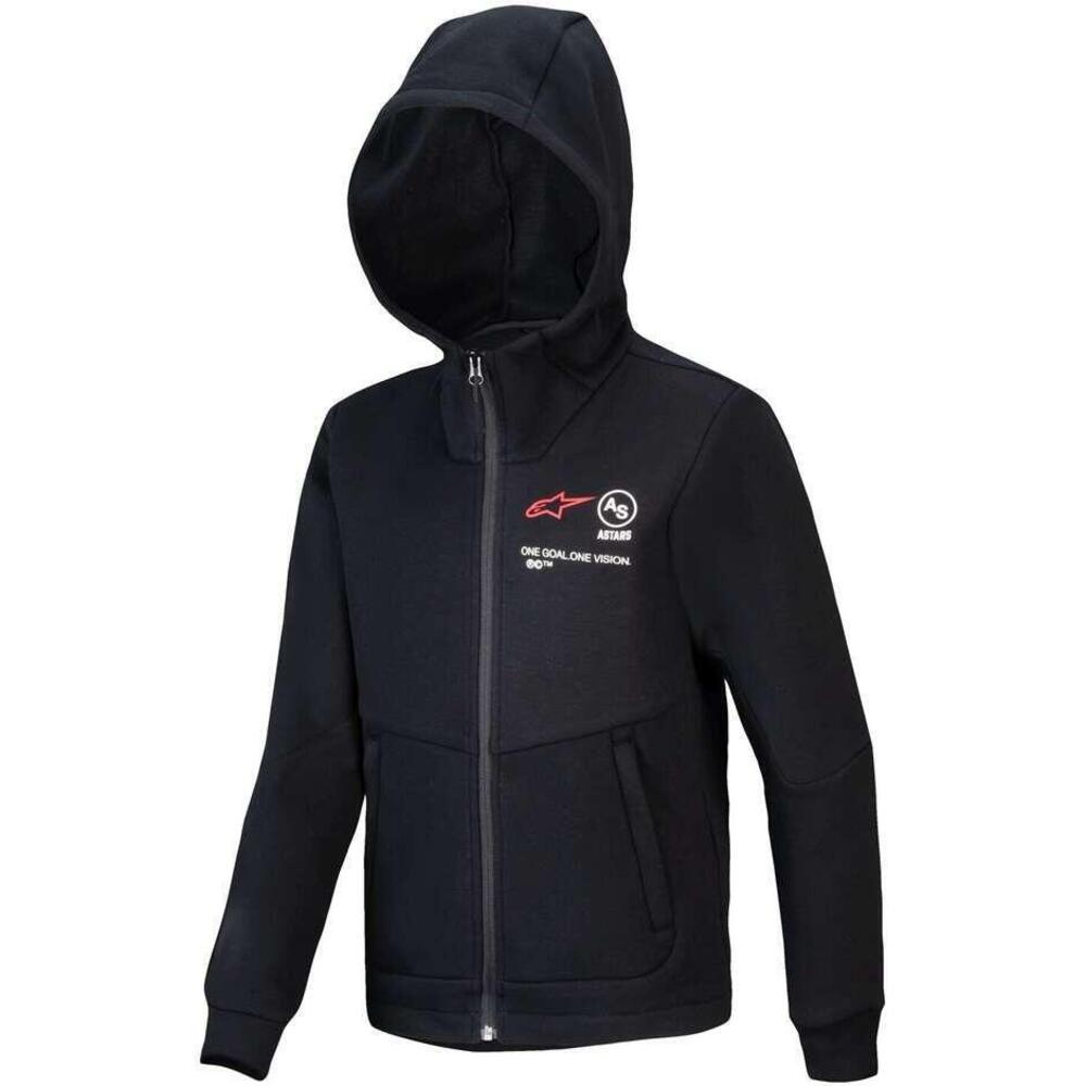 Felpa Bambino Alpinestars Racer MX Fleece Nero