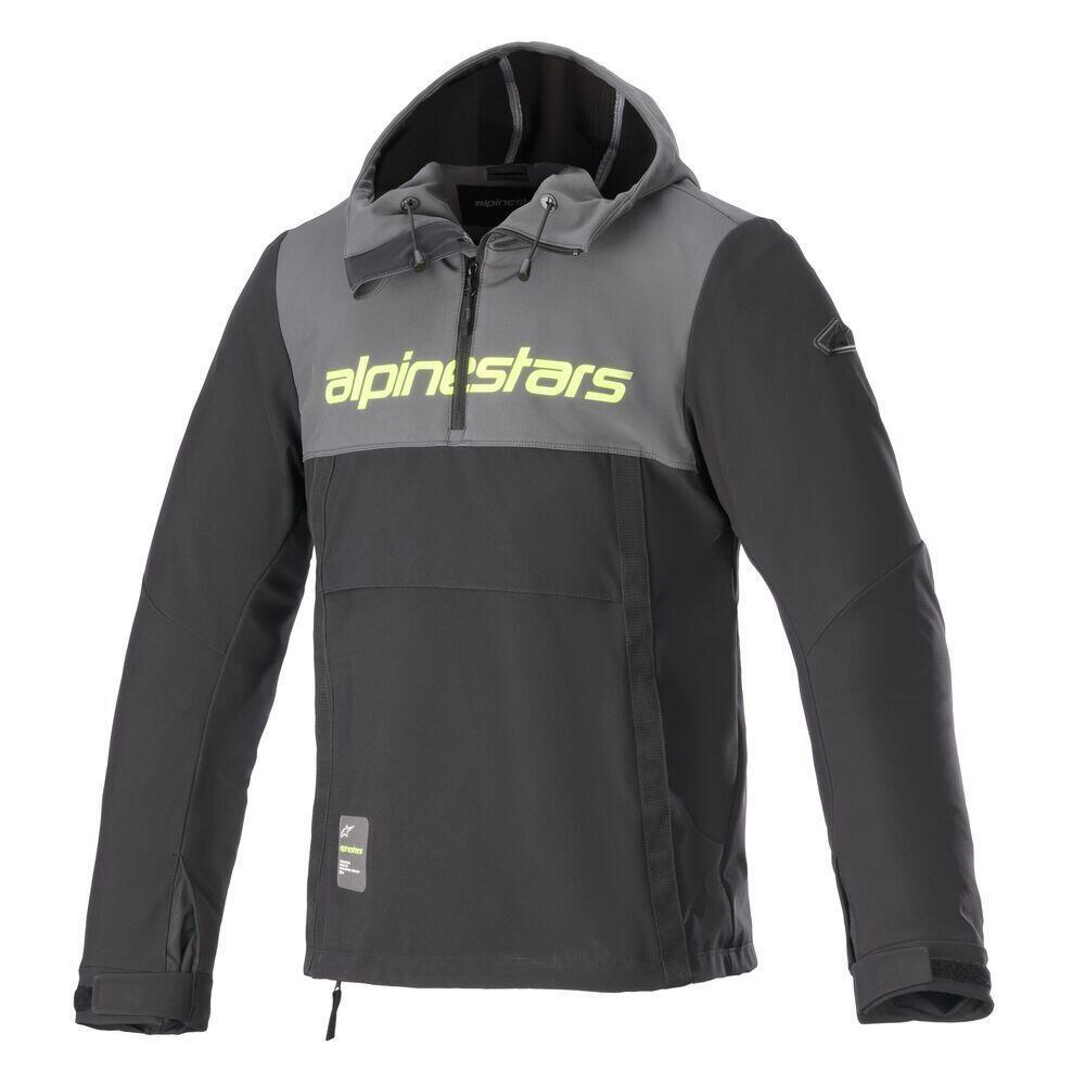 Giacca moto Alpinestars SHERPA Grigio Nero Giallo