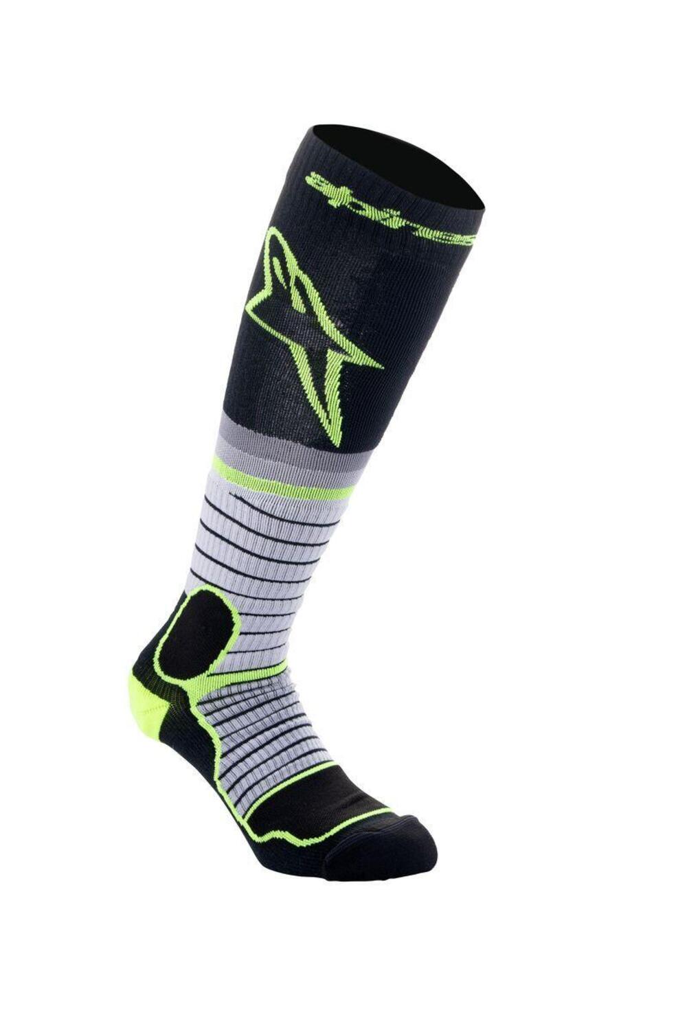 Calze tecniche Alpinestars MX PRO SOCKS Nero Grigi