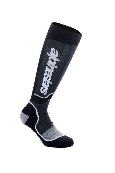 Calze tecniche Alpinestars MX PLUS SOCKS Nero Bian