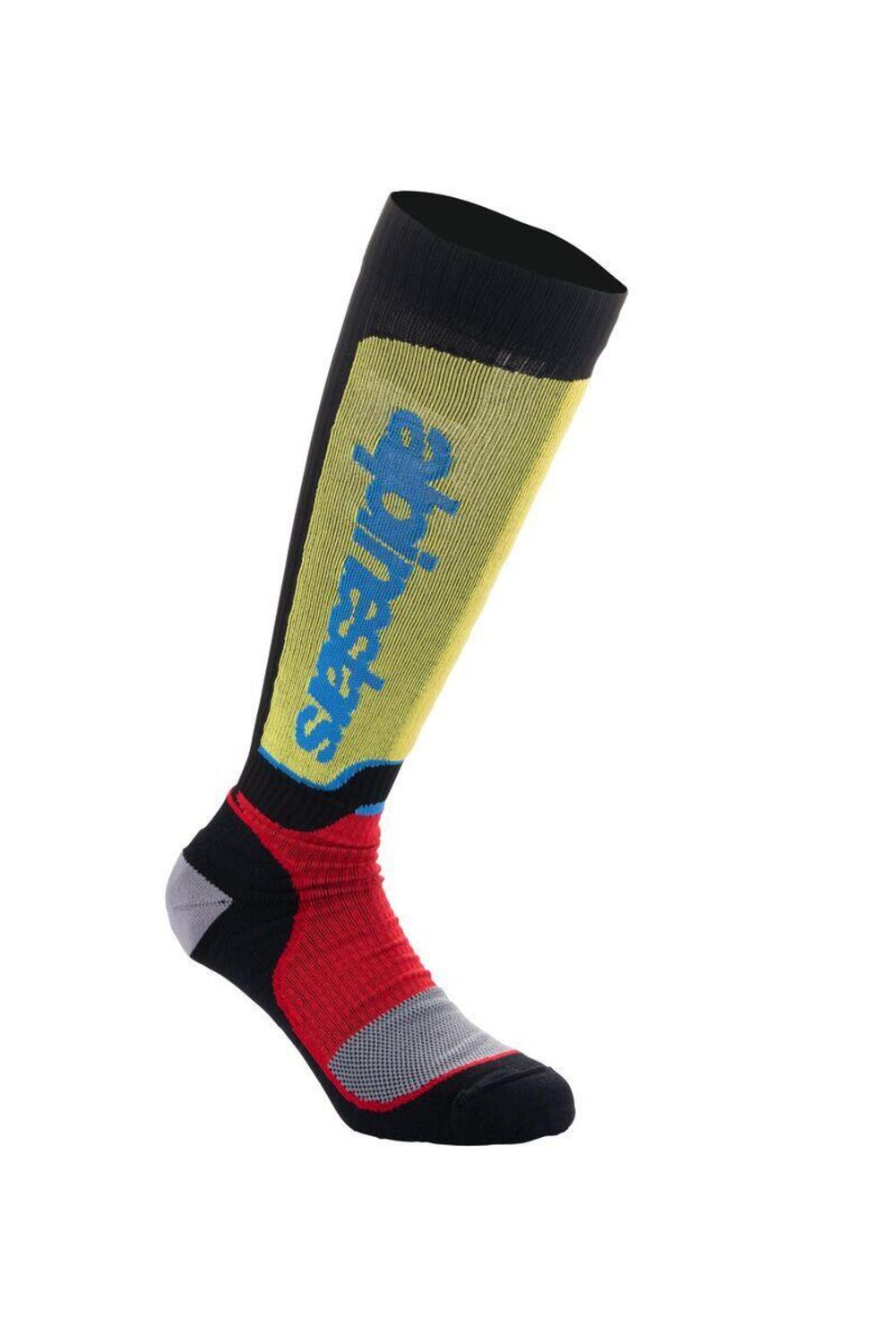 Calze tecniche Alpinestars MX PLUS SOCKS Nero Ross