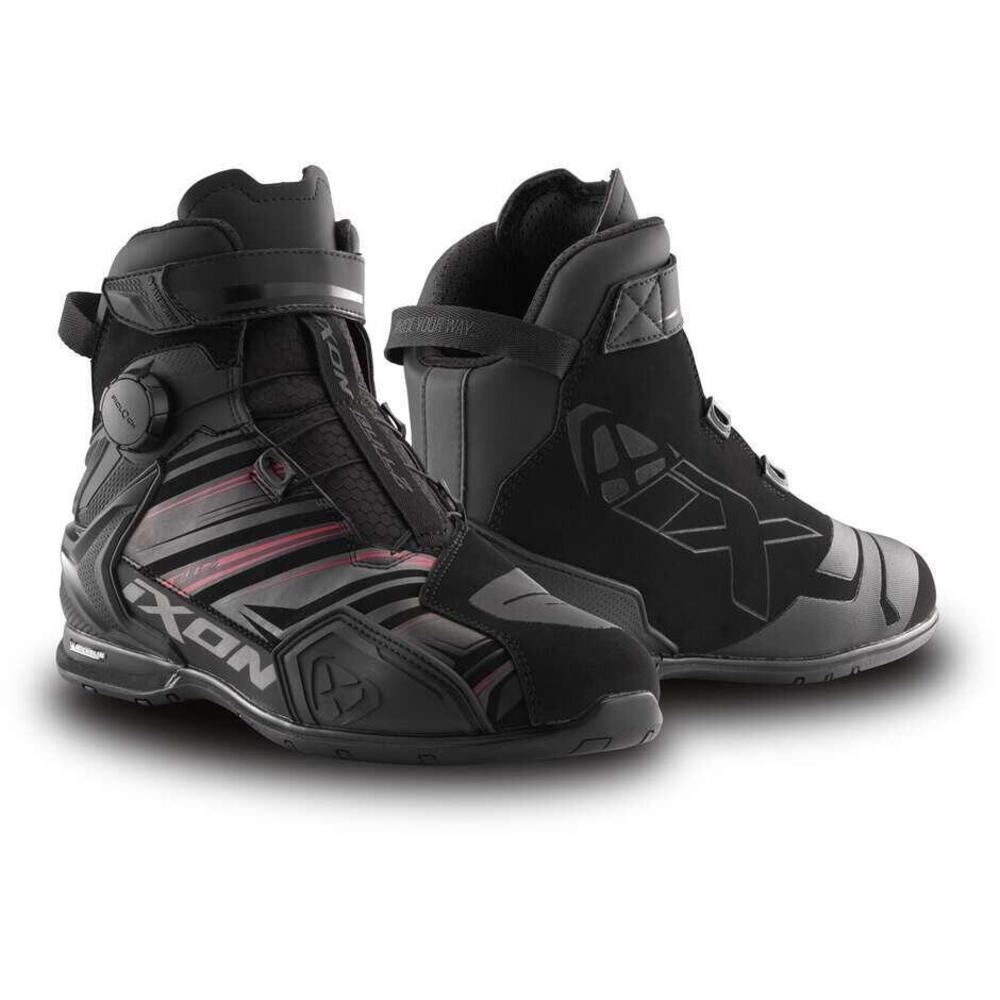 Scarpe Moto Ixon Bull 2 WP Ultra Nero Antracite Ro