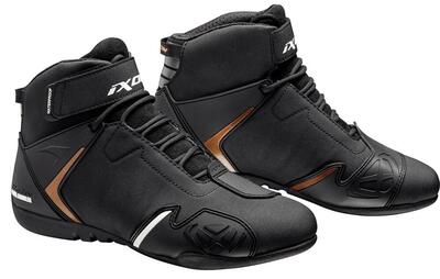 Scarpe moto donna Ixon GAMBLER WP LADY Nero Oro